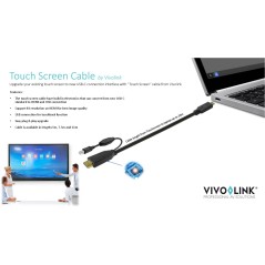 Vivolink Touchscreen Cable 3m Black